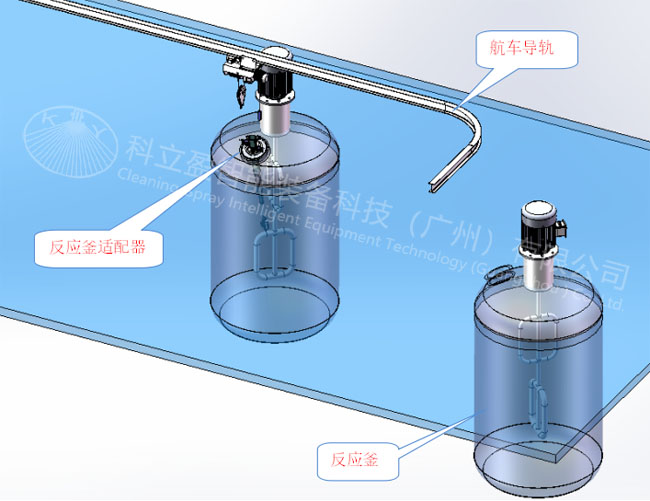 丙烯酸乳液聚合反应釜自动清洗系统