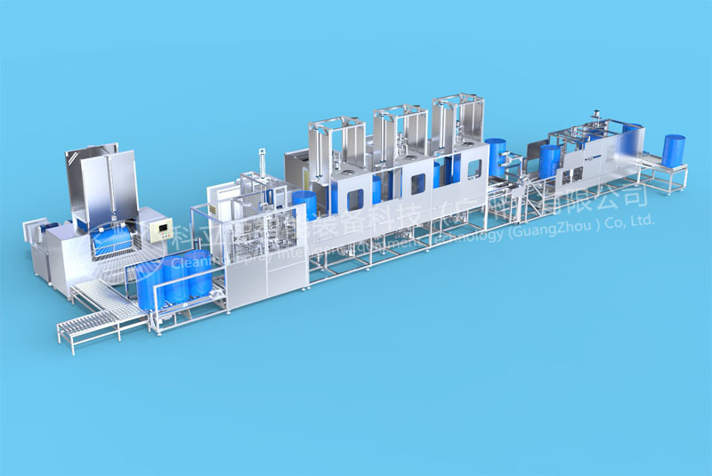 200L危废桶清洗设备可实现哪些功能