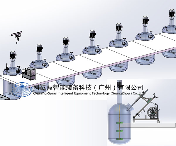 全自动反应釜高压清洗设备四种常用装置